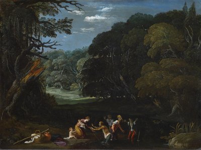 Latona Changing the Lycian Peasants into Frogs by Johann or Hans Konig